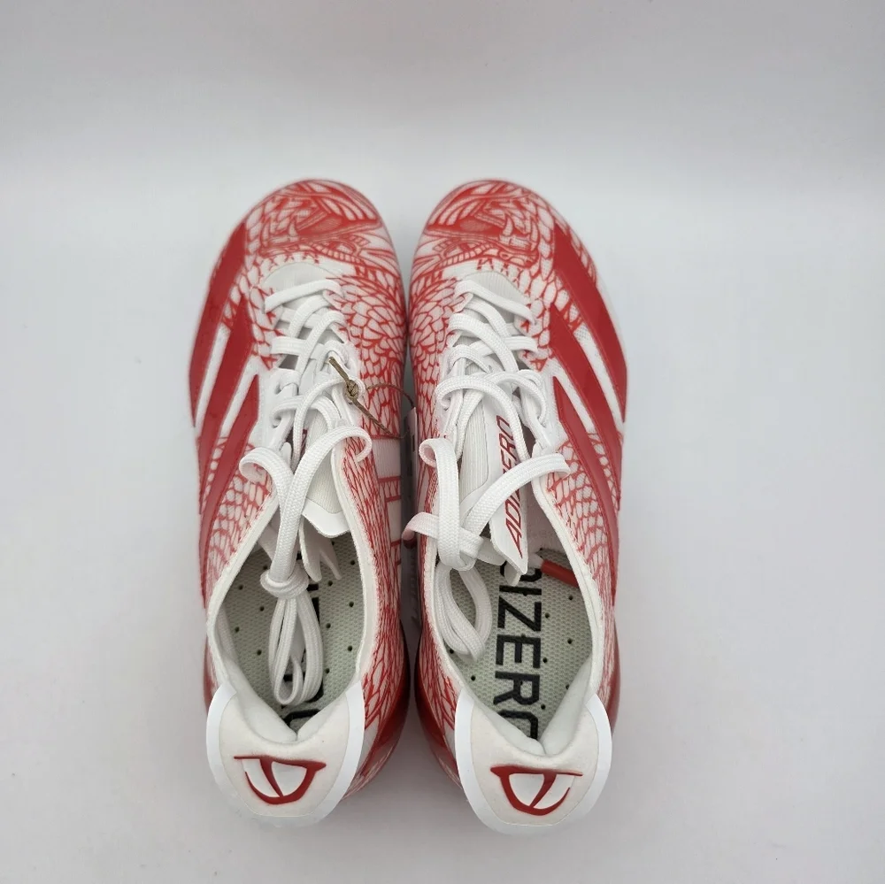 Adidas Adizero Electric 2 'Collegiate Orange White' Football Cleats